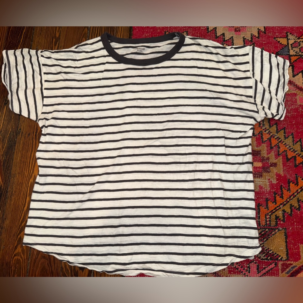 Madewell Striped Tee T-Shirt XXL